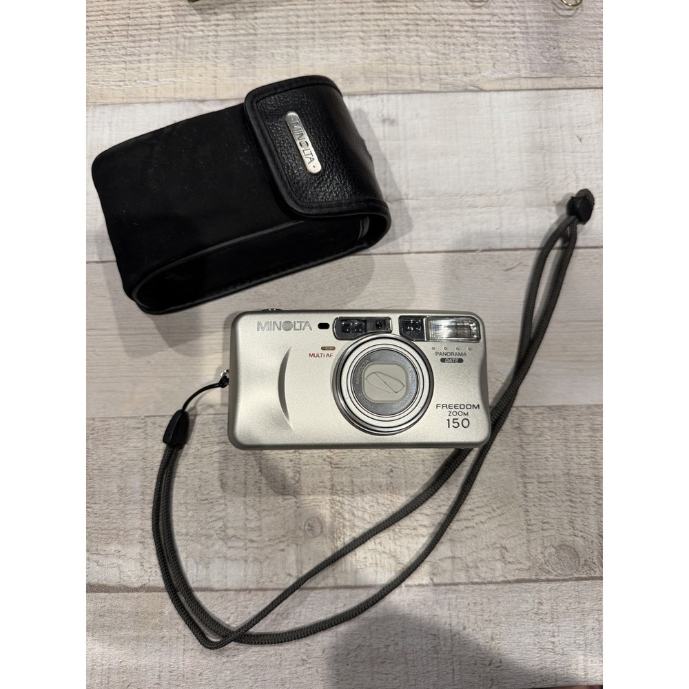 Minolta Freedom Zoom 150 Panorama Date Point & Shoot 35mm Film Camera Tested